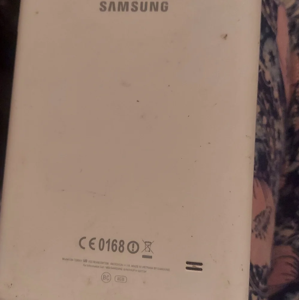 Damaged tablet